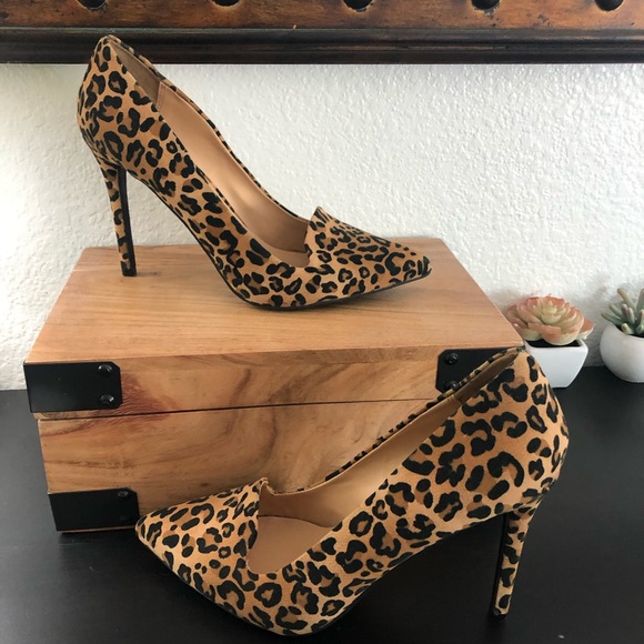 LC Lauren Conrad Shoes - LC Lauren Conrad - Leopard Heels